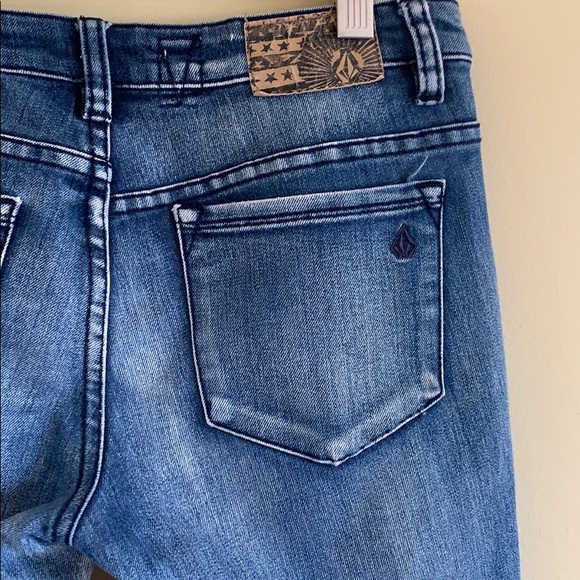 VOLCOM womens  legging fit denim size 5 - Picture 4 of 5